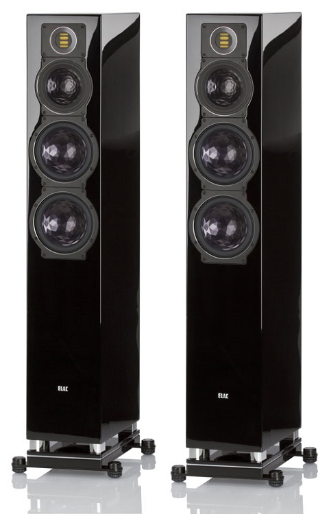 ELAC FS 409 black high gloss finish